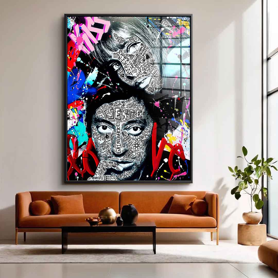 SERGE & JANE FOREVER - Acrylic glass