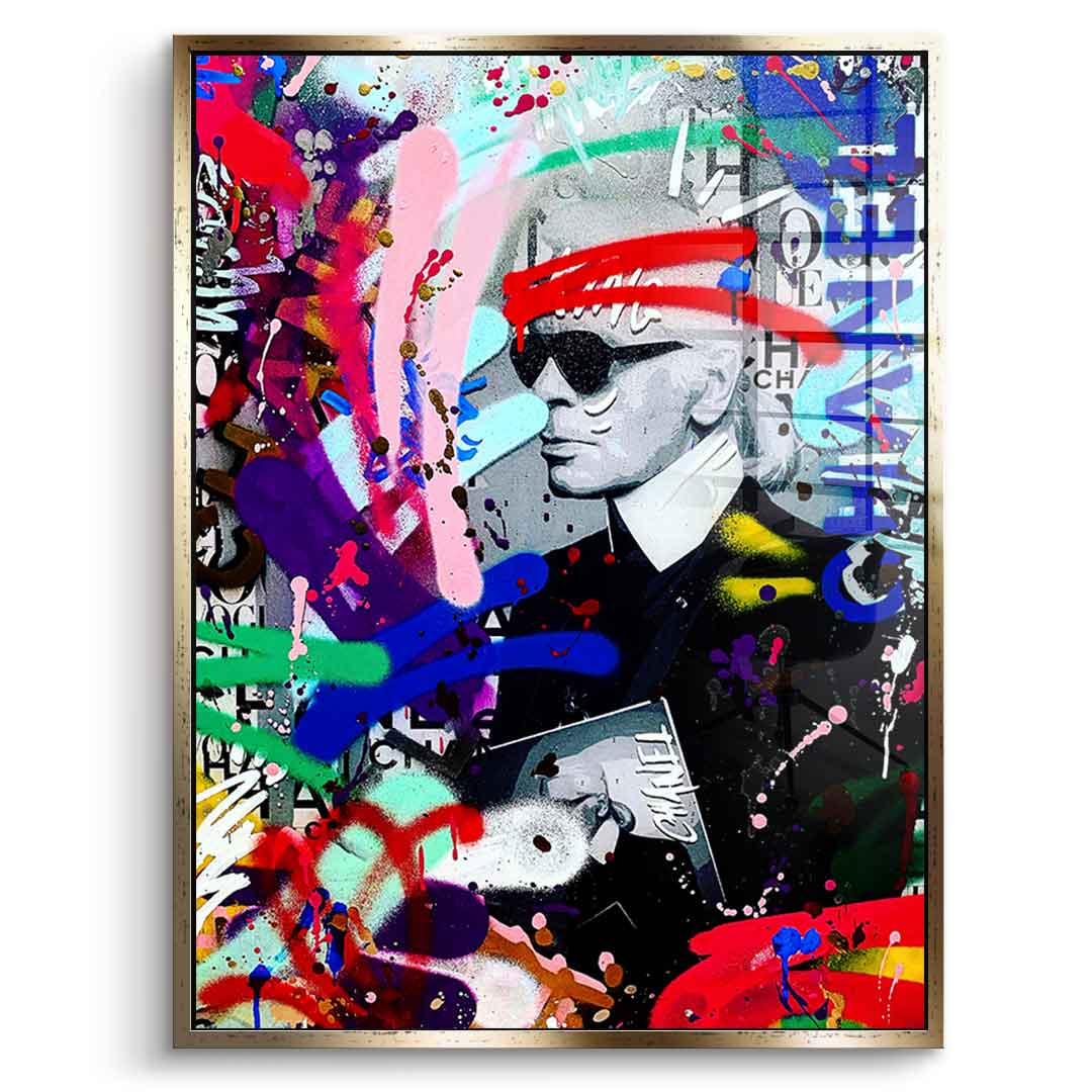 KARL BRAND GRAFFITI - Acrylglas