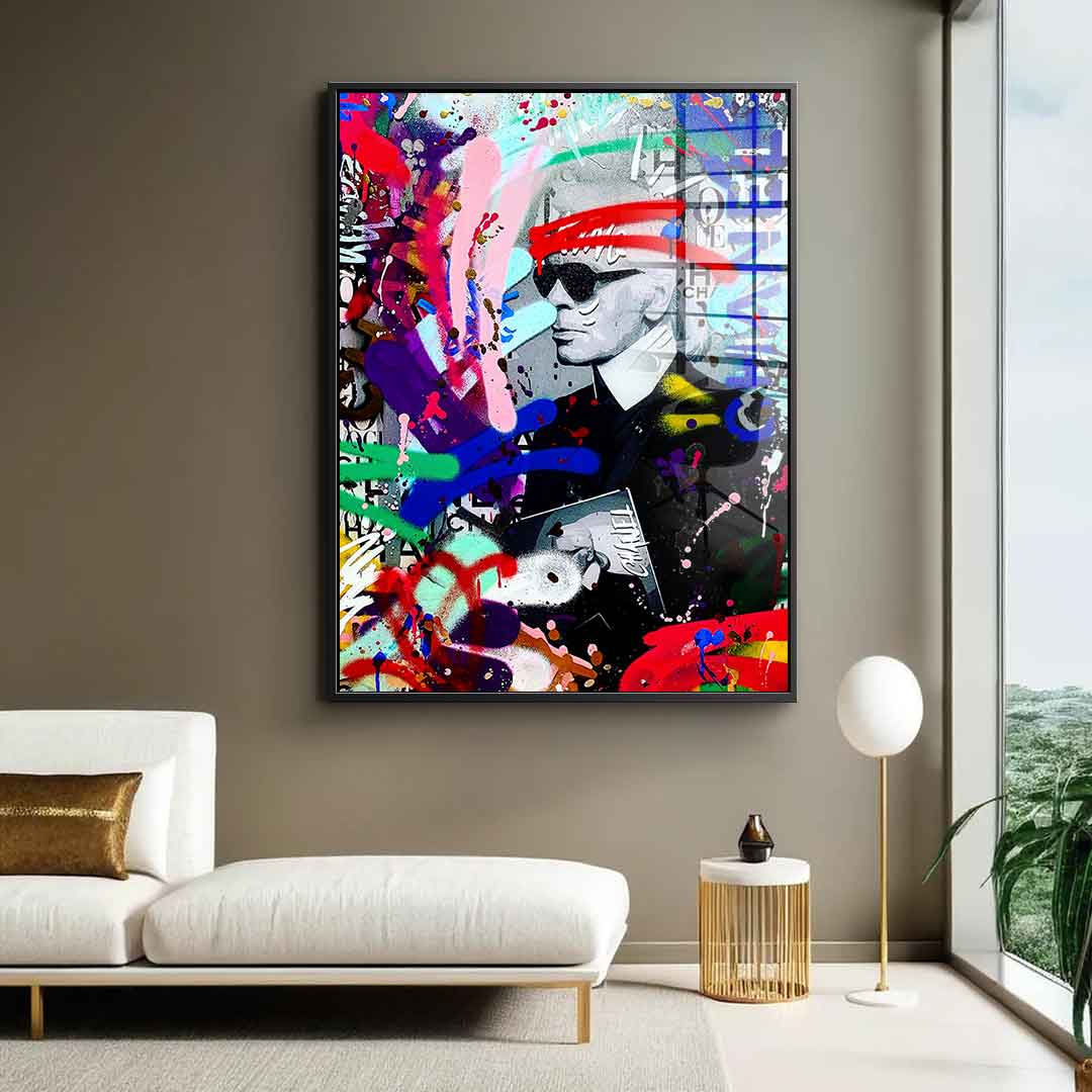 KARL BRAND GRAFFITI - Acrylglas