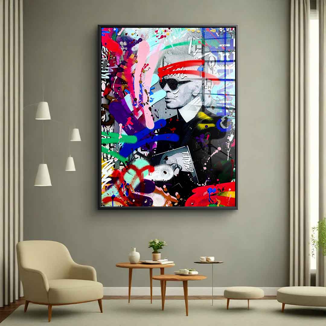 KARL BRAND GRAFFITI - Acrylglas
