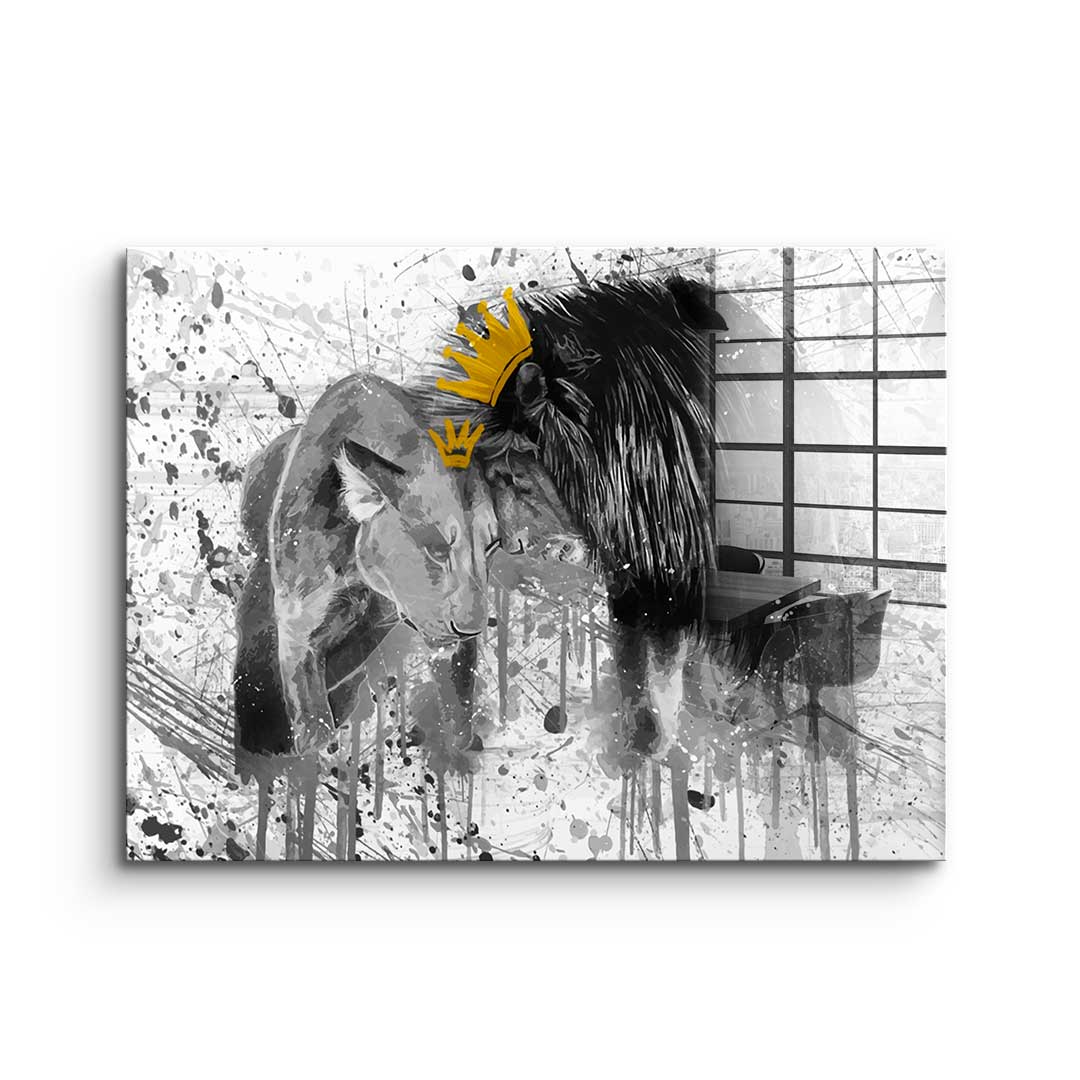 King & Queen - Acrylglas