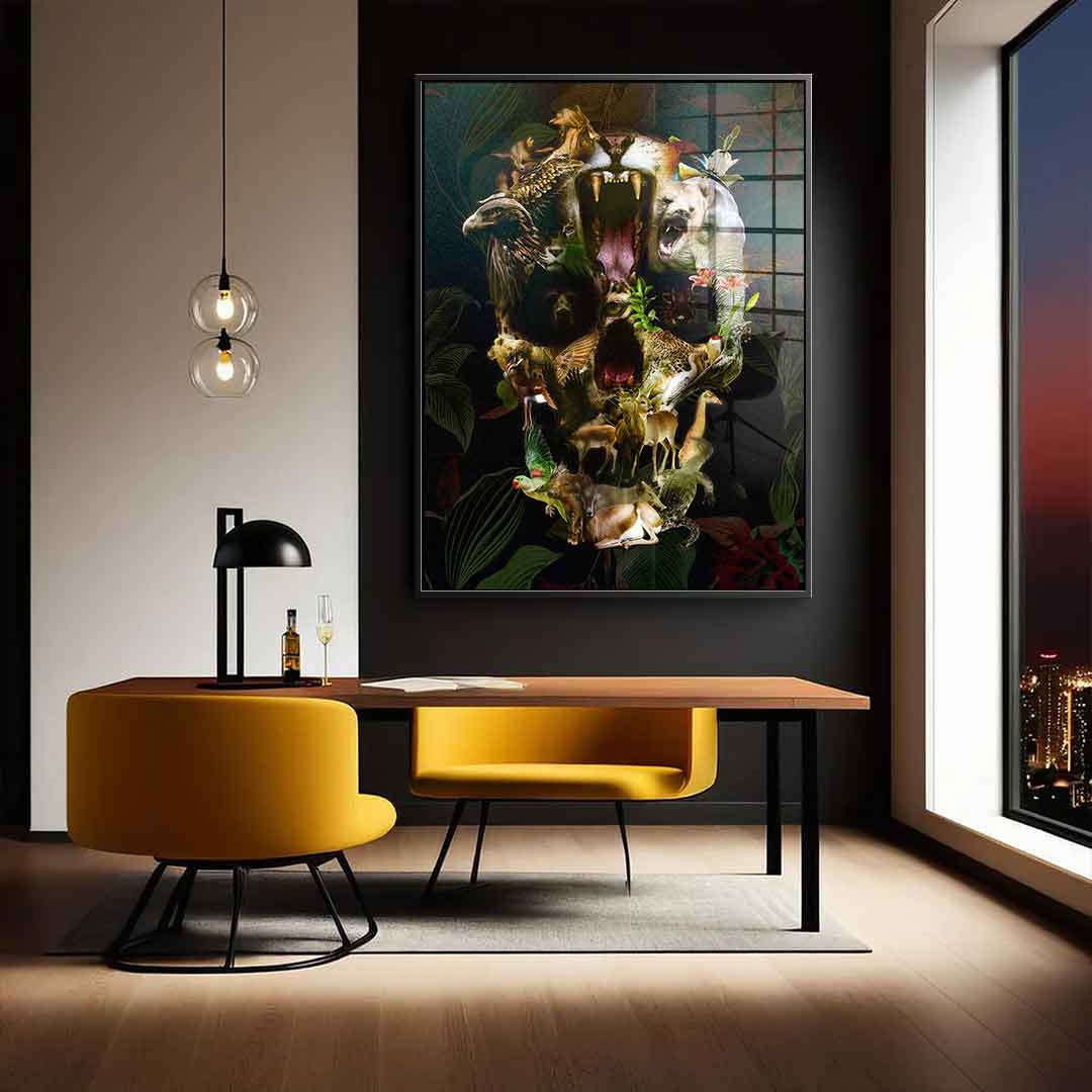 Kingdom Skull - Acrylglas