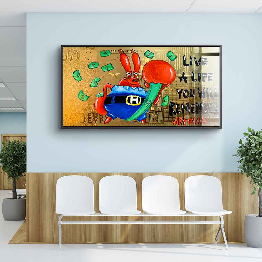 Live A Life You Will Remember - Acrylglas