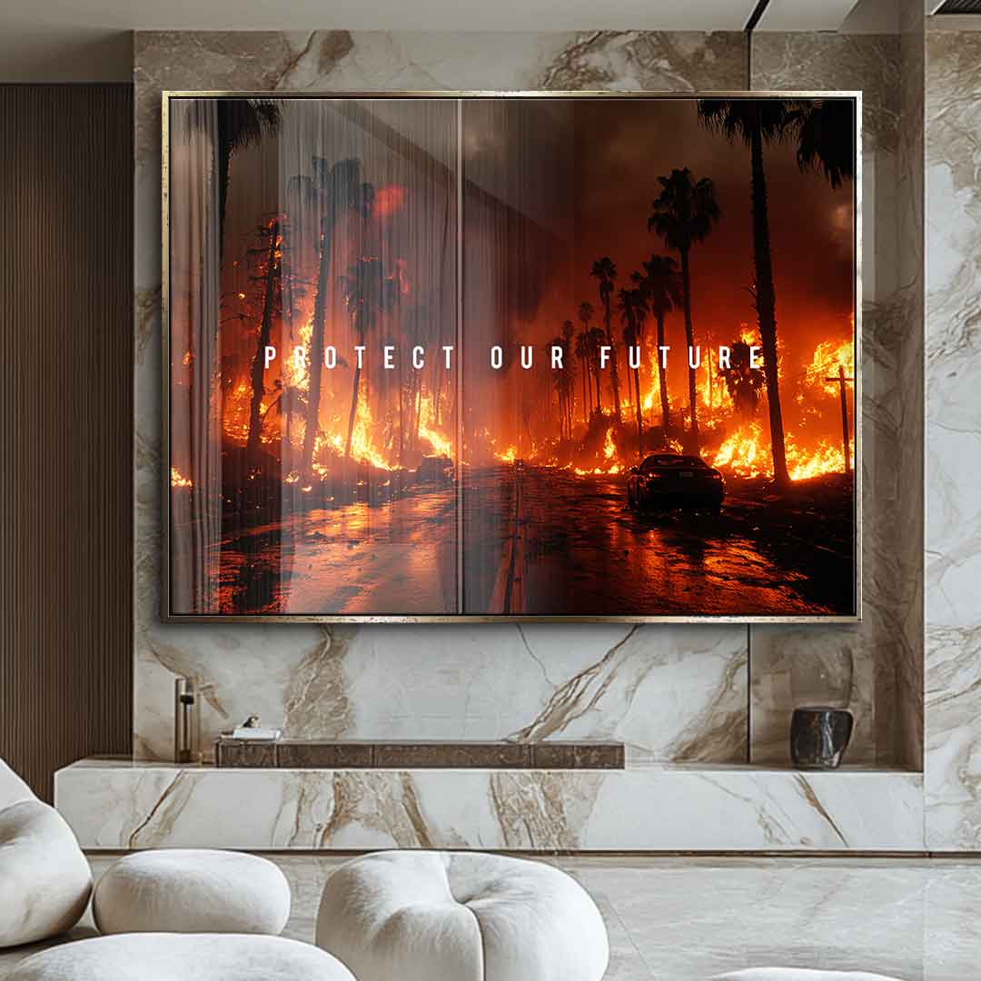 Protect our future No 2 - acrylic glass