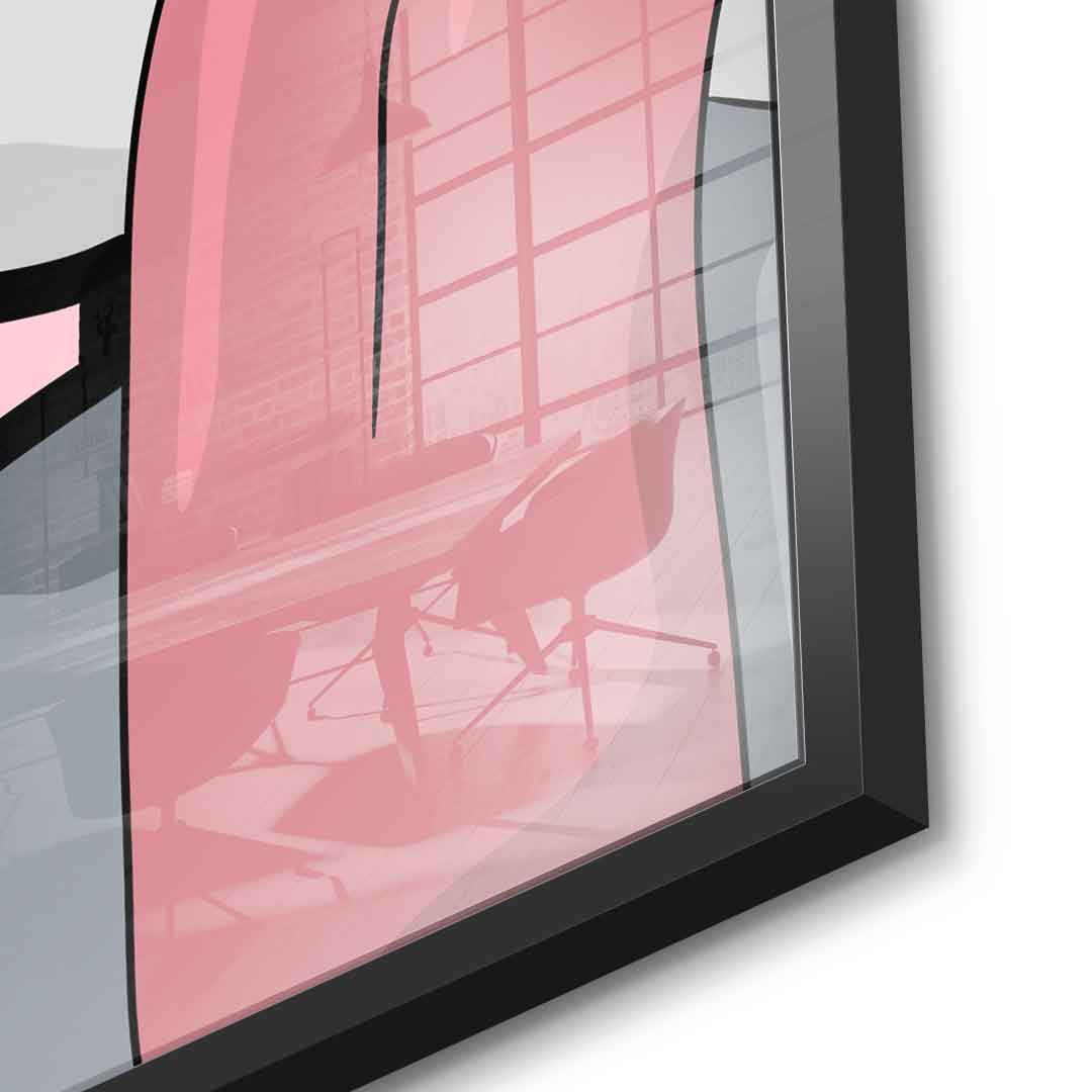 Melting Bunny - Acrylglas