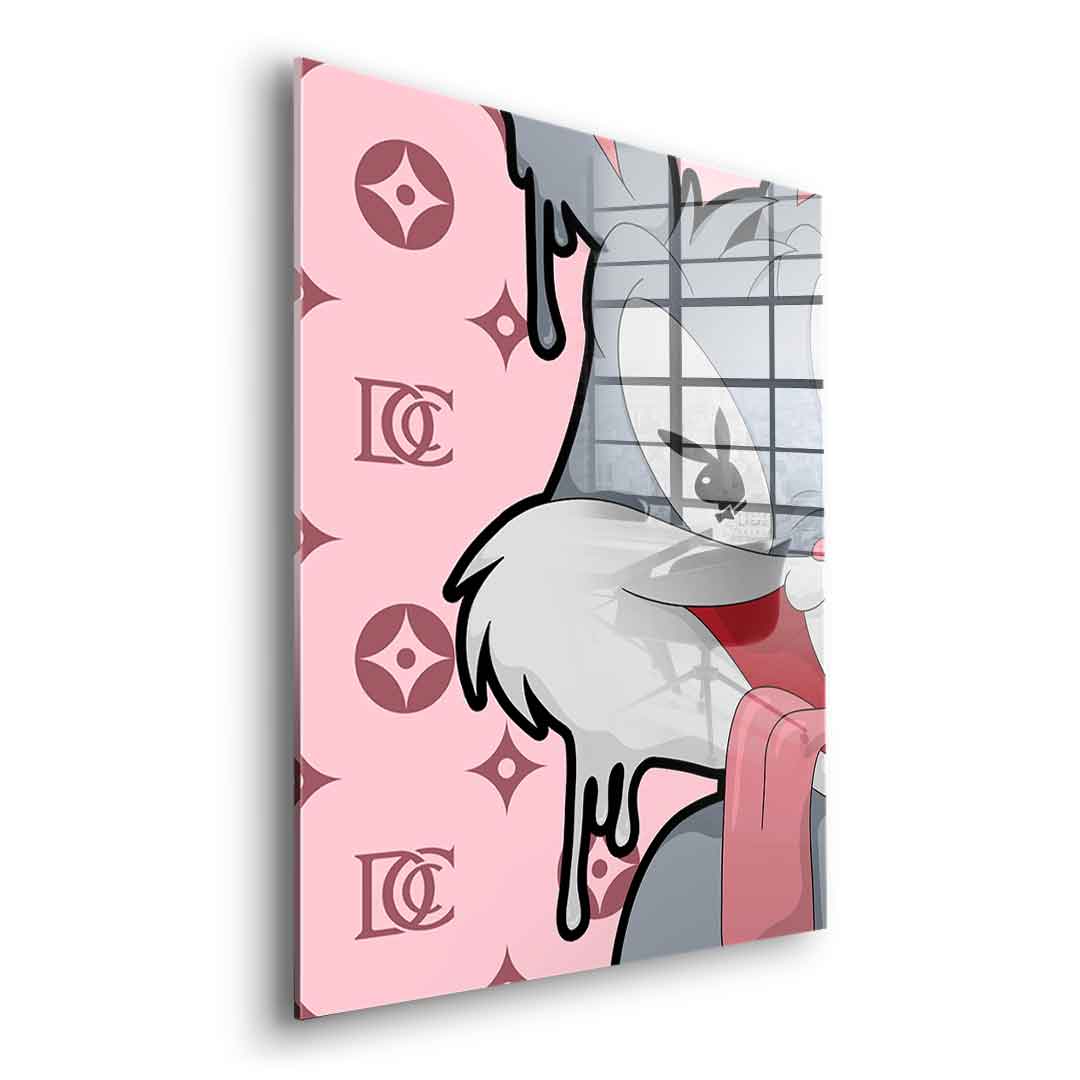 Melting Bunny - Acrylglas