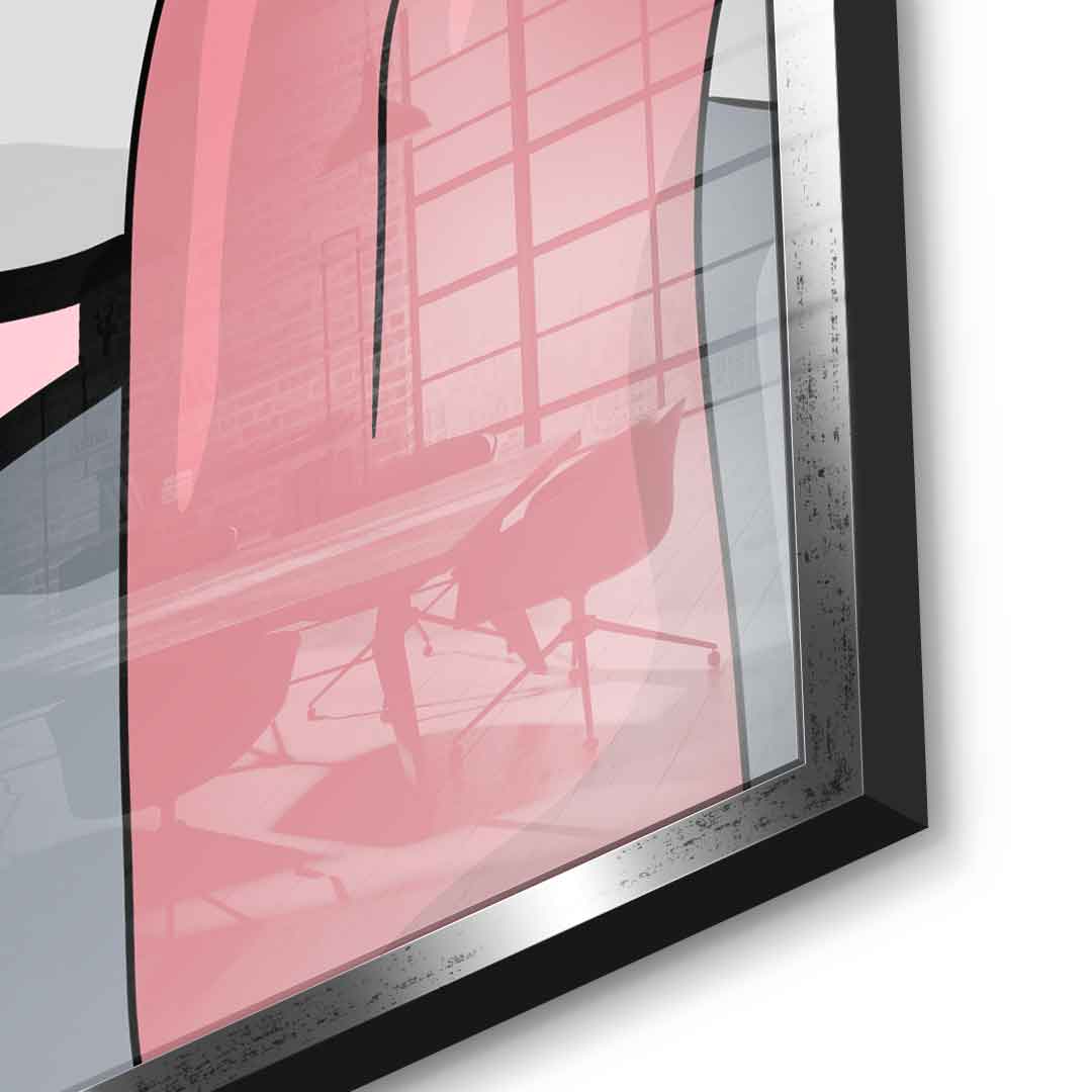 Melting Bunny - Acrylglas