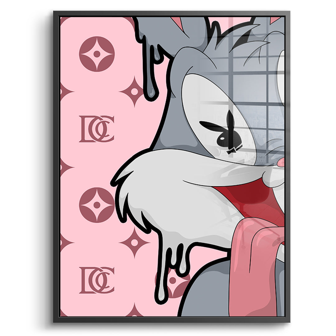 Melting Bunny - Acrylglas