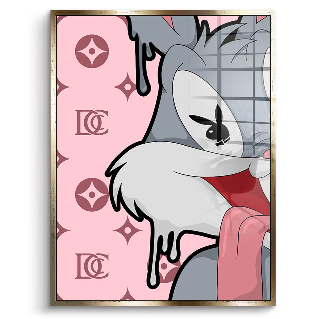 Melting Bunny - Acrylglas