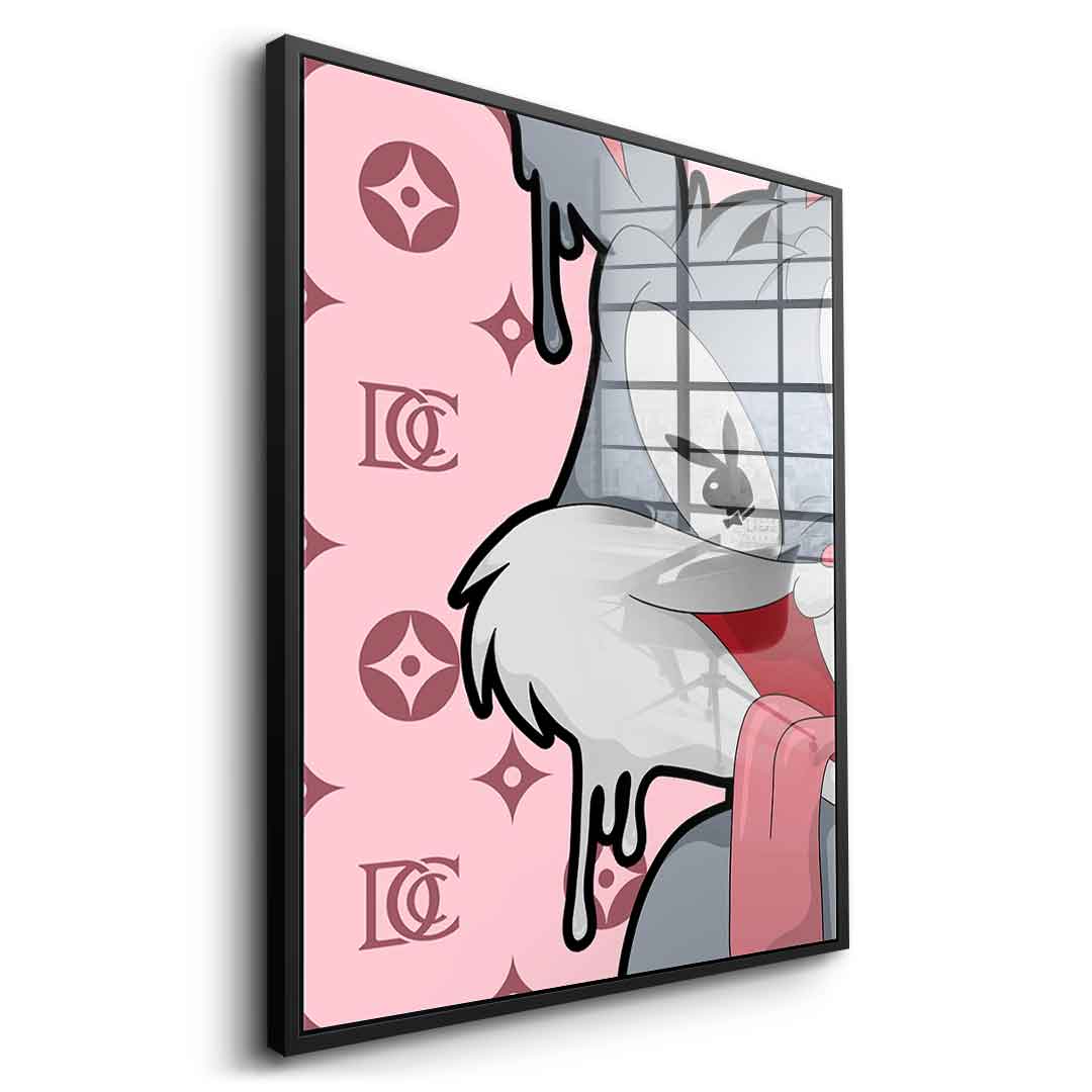 Melting Bunny - Acrylglas