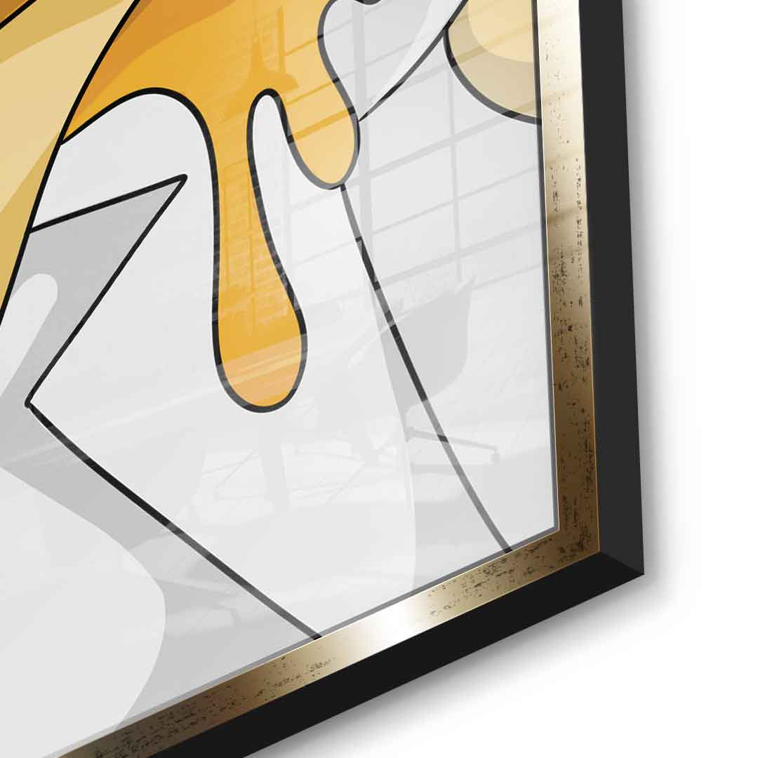 Melting Dagobert - Quadrat Edition - Acrylglas