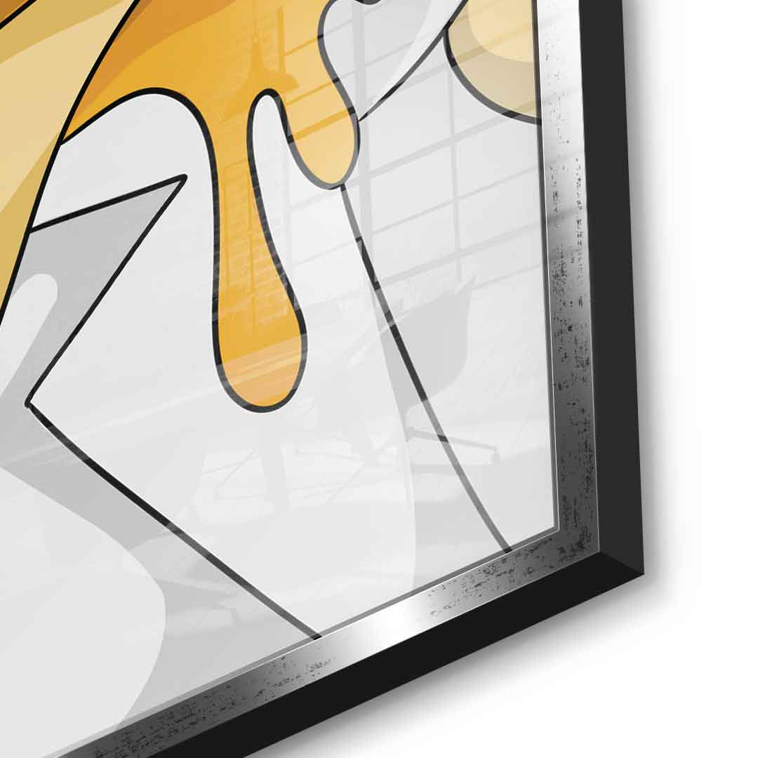 Melting Dagobert - Quadrat Edition - Acrylglas