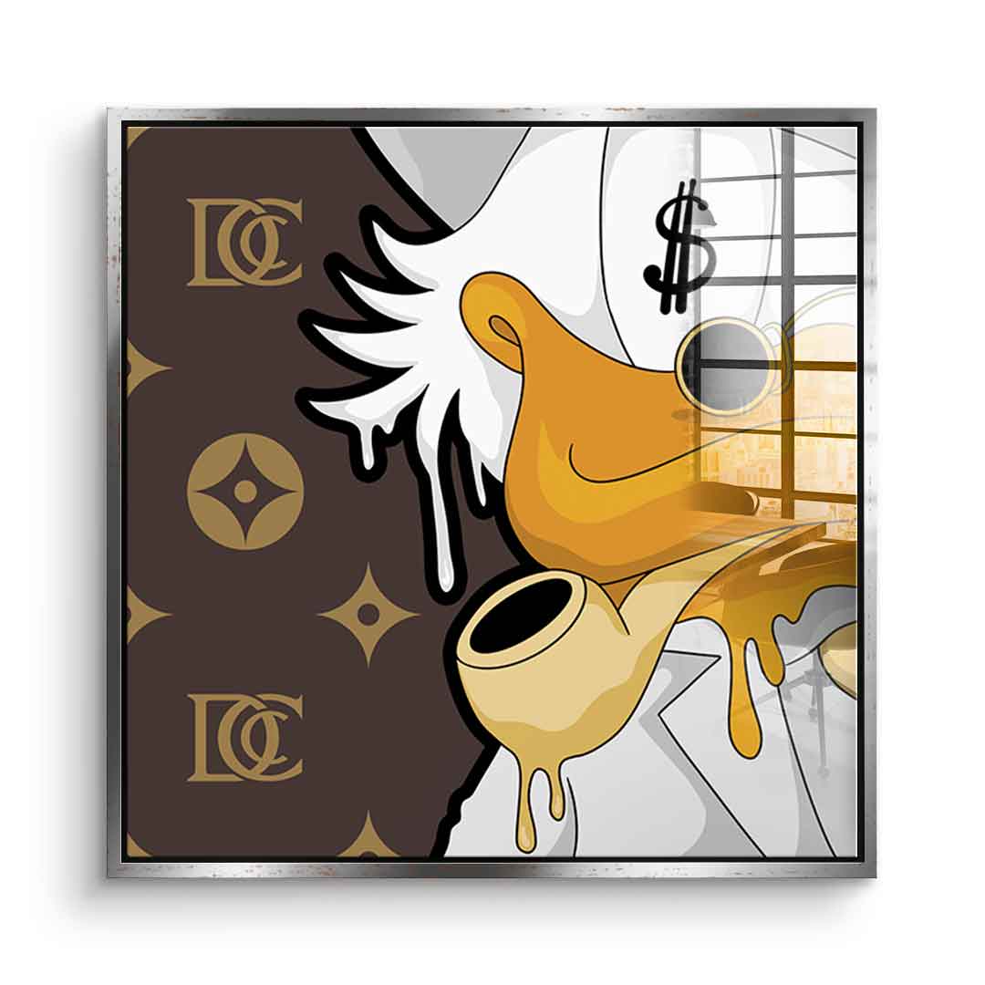 Melting Dagobert - Quadrat Edition - Acrylglas