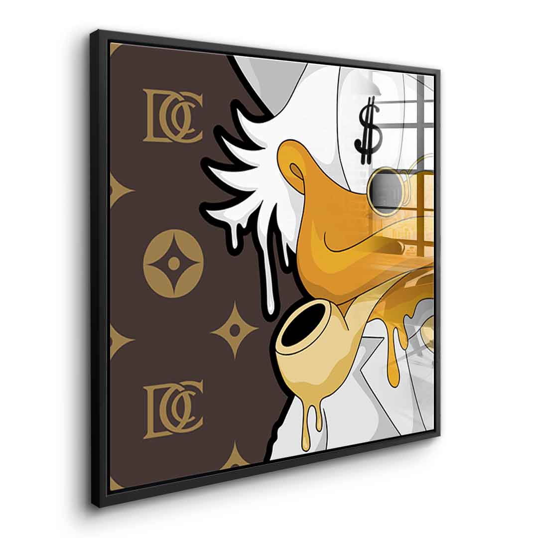 Melting Dagobert - Quadrat Edition - Acrylglas