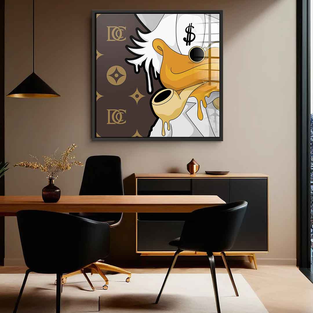 Melting Dagobert - Quadrat Edition - Acrylglas