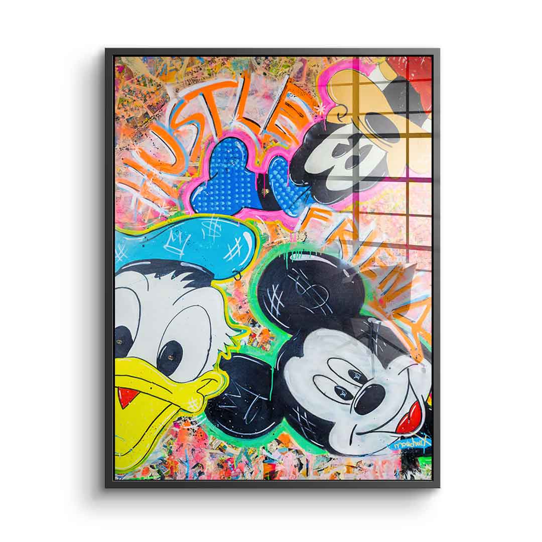 Hustle Friends - acrylic glass