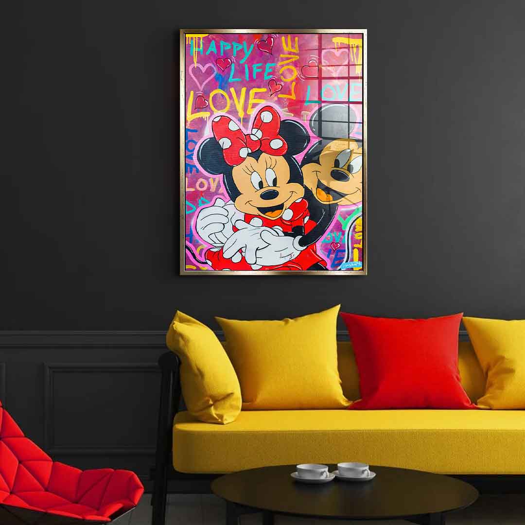 Happy Life - Acrylglas