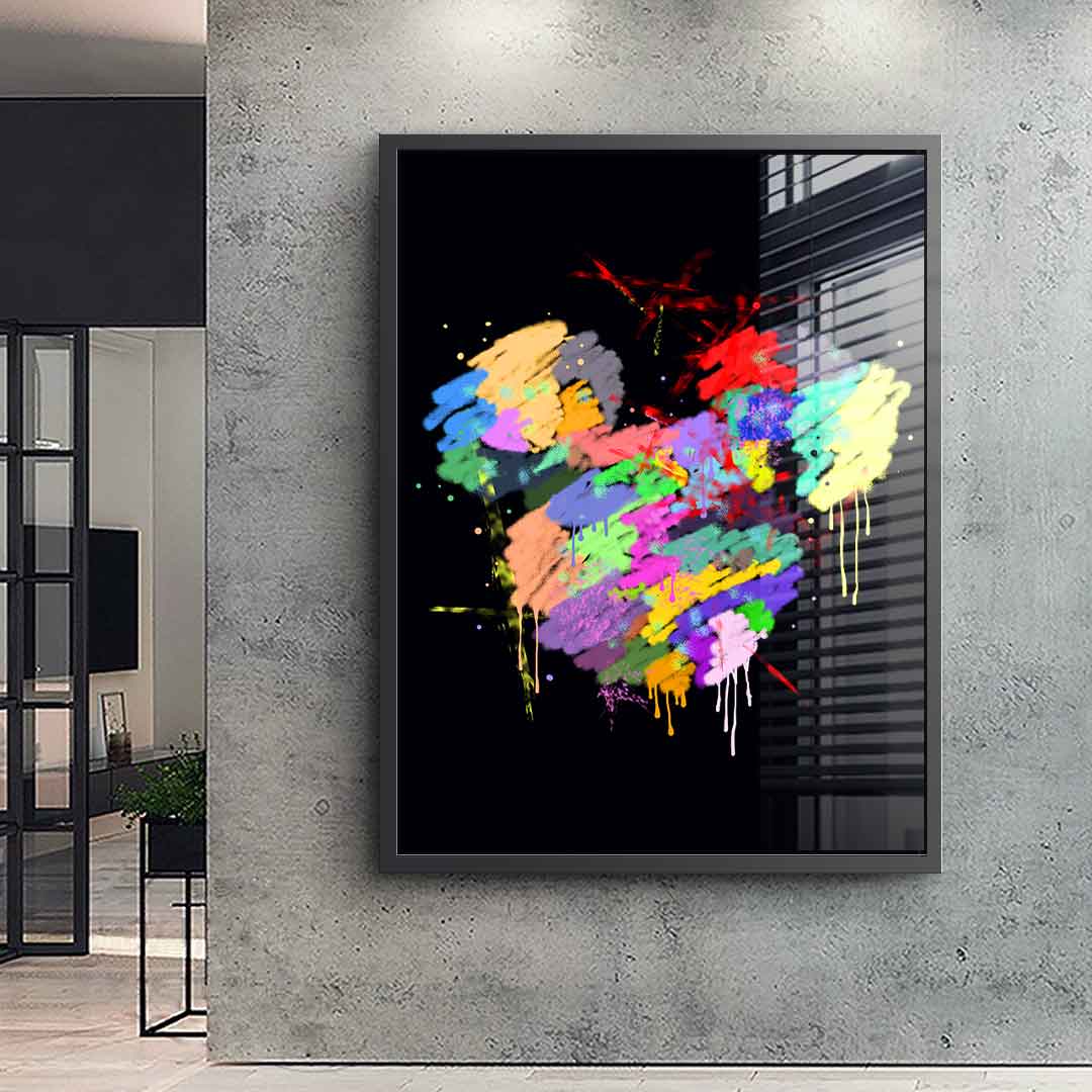 Mickey Head Spray - Acrylglas