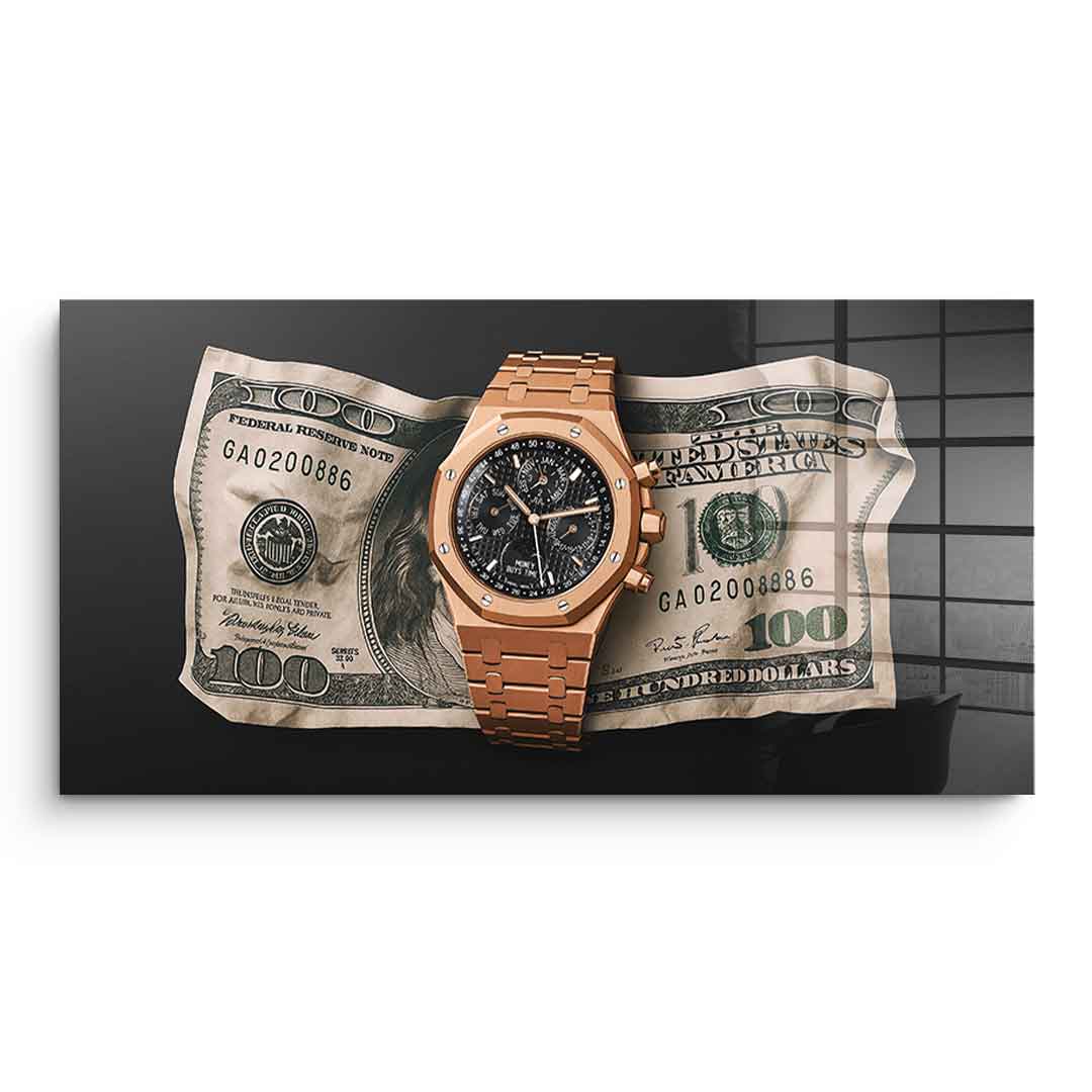 Money Buys Time - Acrylglas