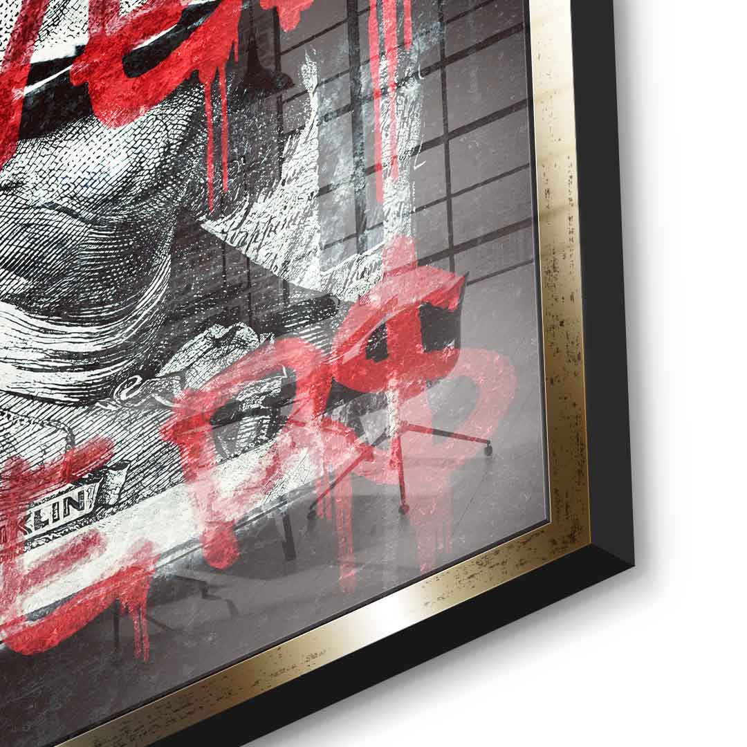 Money Never Sleps 3.0 - Acrylglas