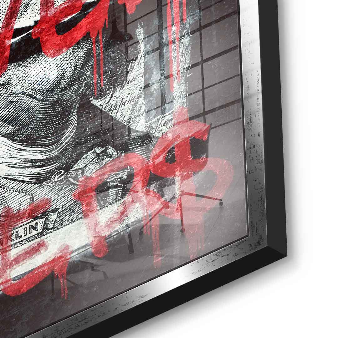 Money Never Sleps 3.0 - Acrylglas