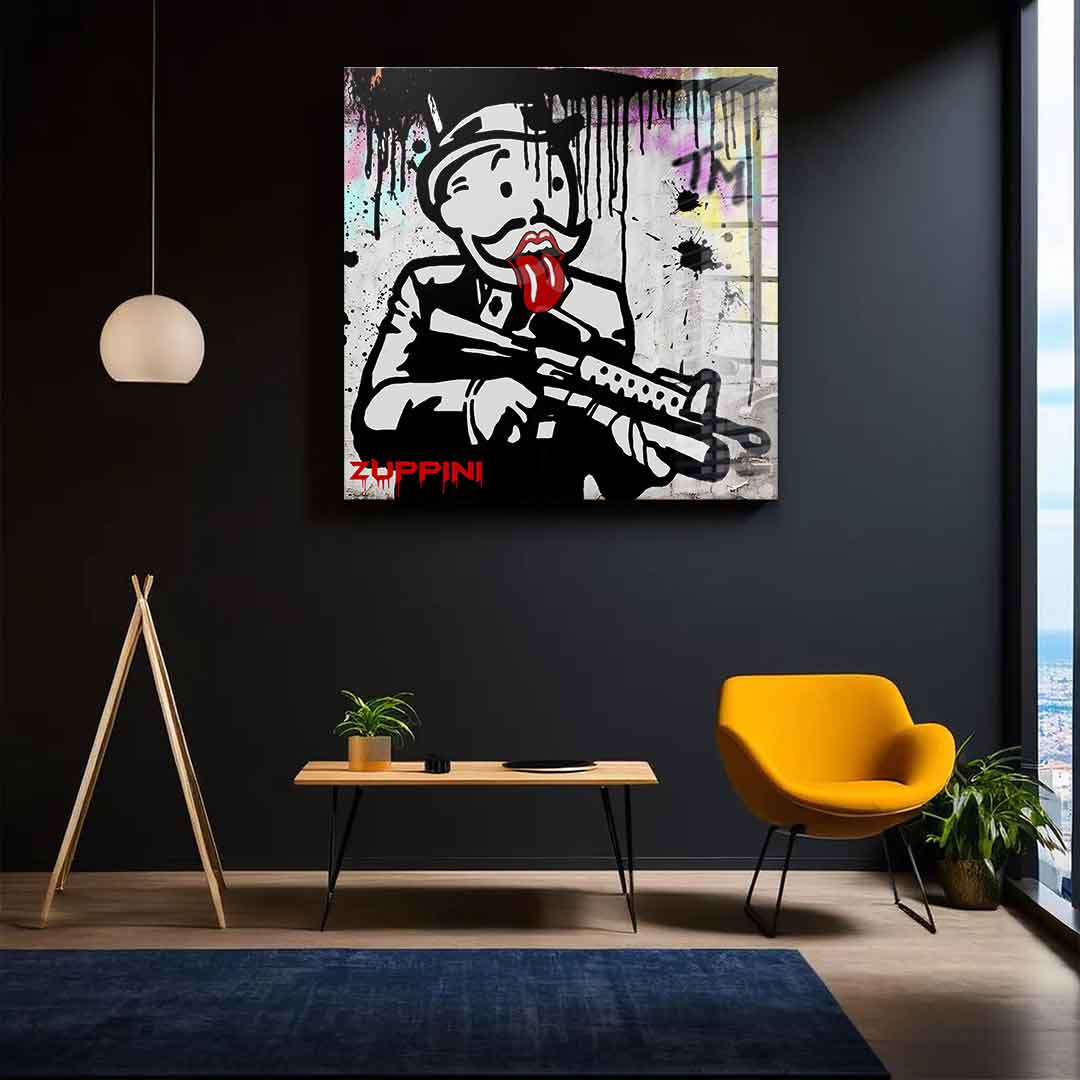 Mr. Millionär Gangster - Acrylglas