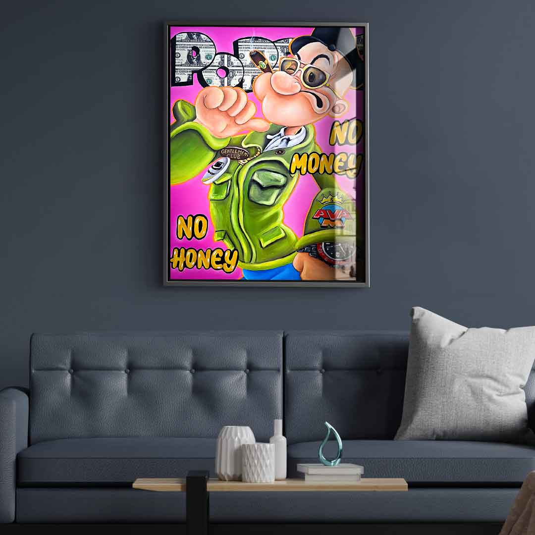 No Money No Honey - Acrylglas