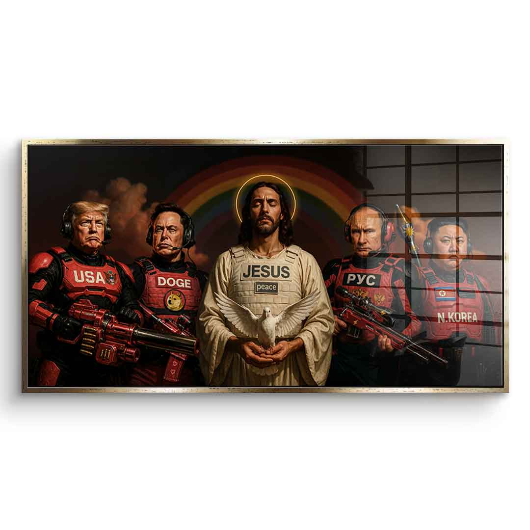 Peace, No War - Acrylglas