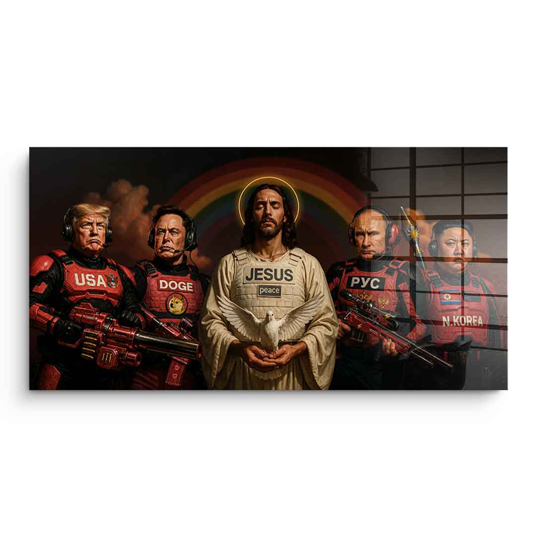 Peace, No War - acrylic glass