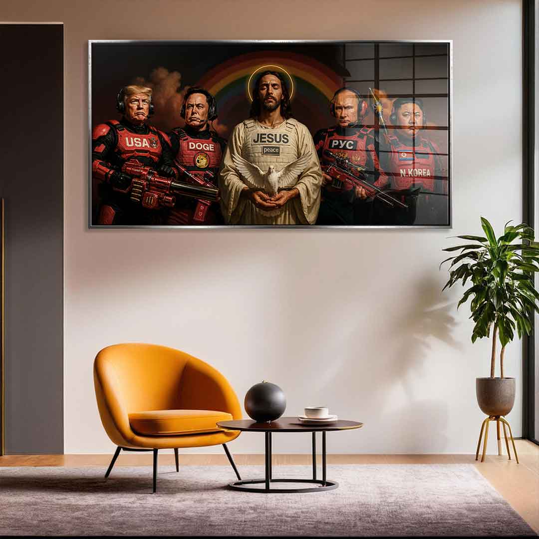 Peace, No War - Acrylglas