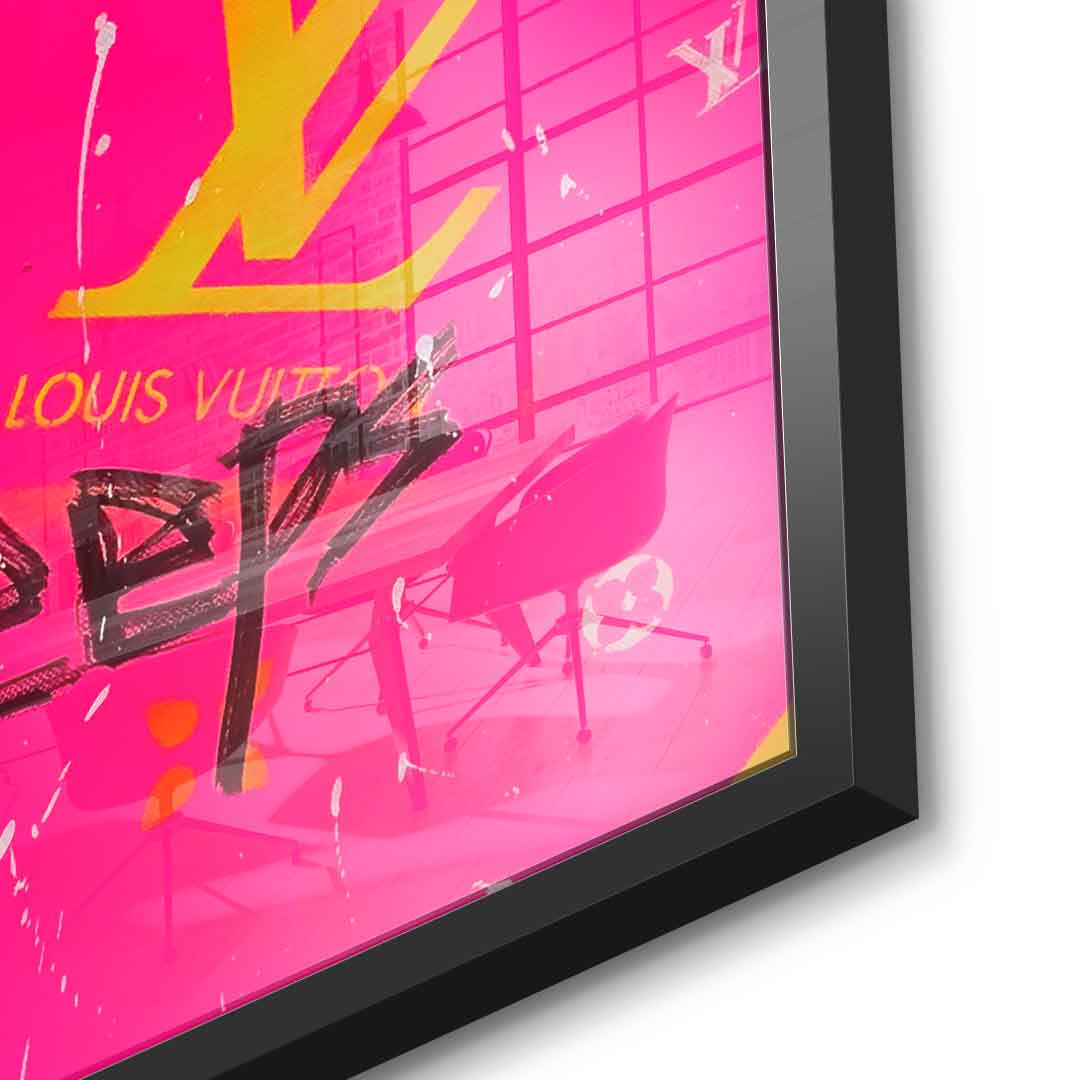 Pink Money never sleeps - Acrylglas