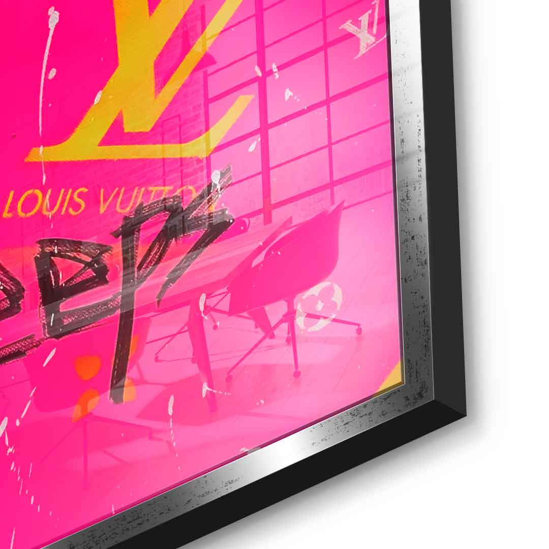 Pink Money never sleeps - Acrylglas