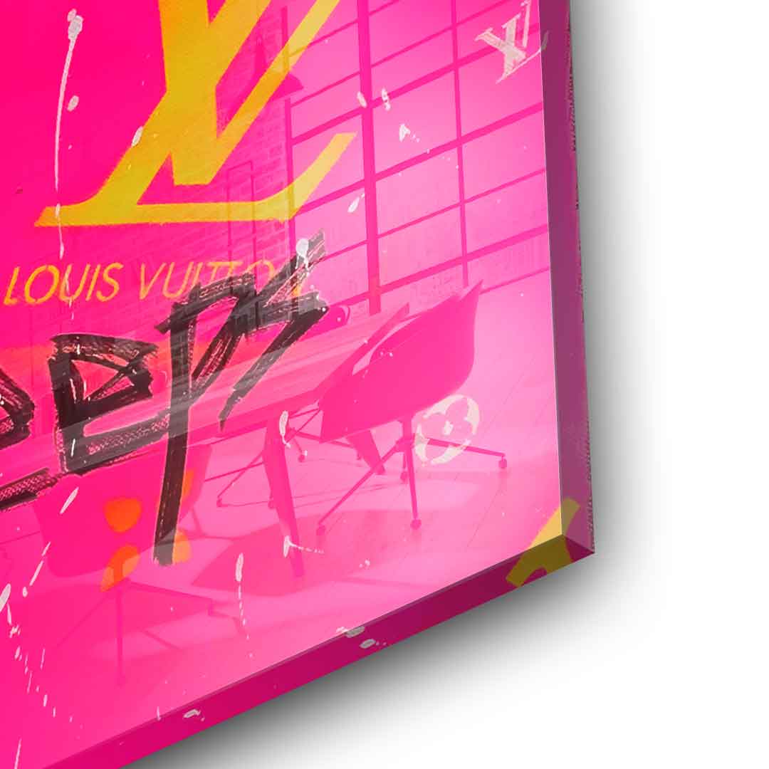 Pink Money never sleeps - Acrylglas