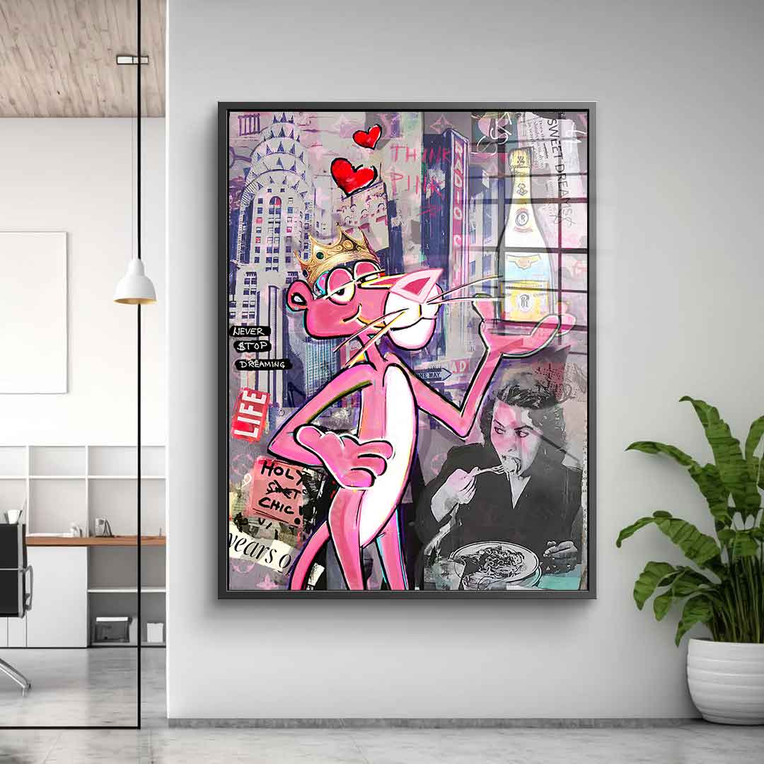 Pink Panther Cristal - Acrylglas