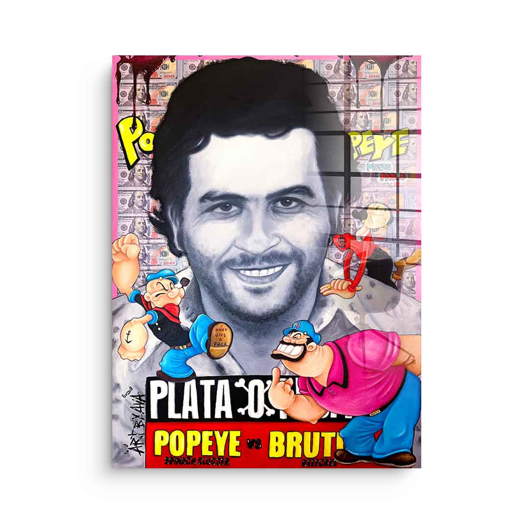 Plata O Plomo - acrylic glass