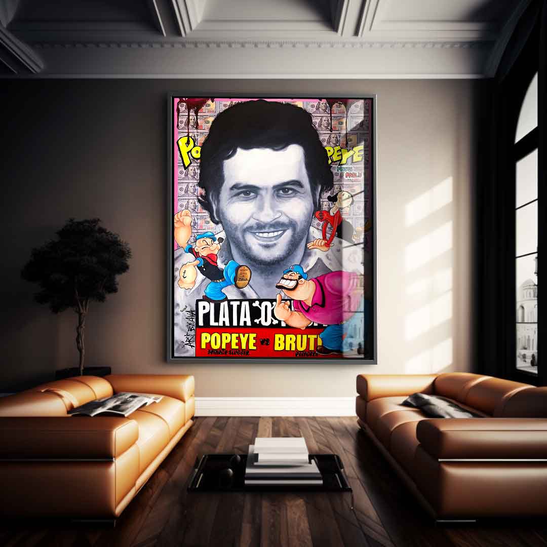 Plata O Plomo - acrylic glass