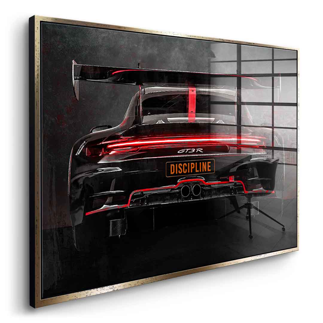 Porsche Backside - Acrylglas