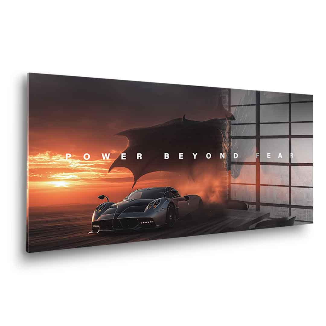 Power Beyond Fear ( Pagani ) - Acrylglas
