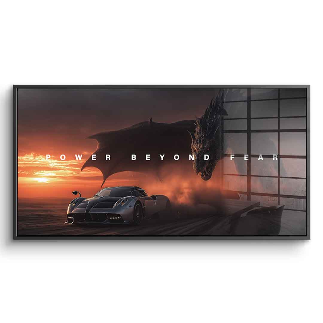 Power Beyond Fear ( Pagani ) - Acrylglas