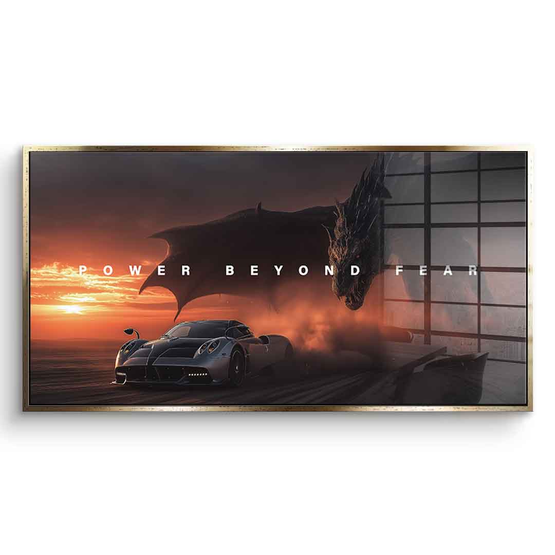 Power Beyond Fear ( Pagani ) - Acrylglas