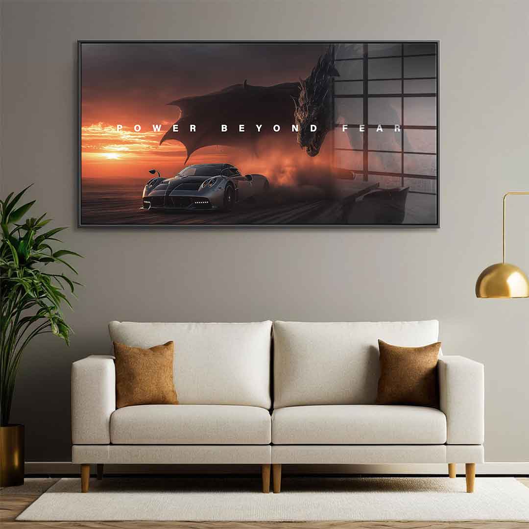 Power Beyond Fear ( Pagani ) - Acrylglas
