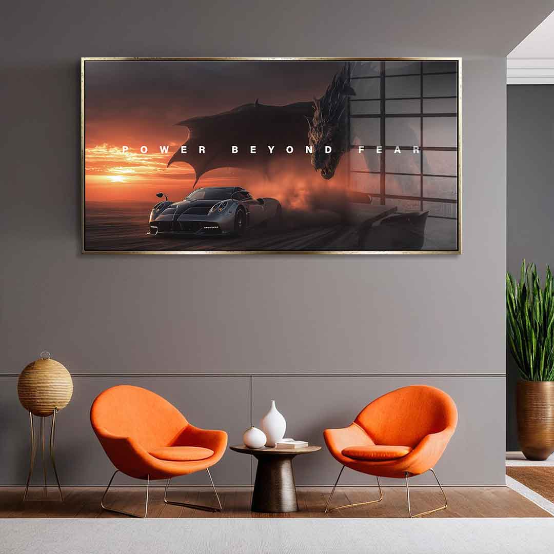 Power Beyond Fear ( Pagani ) - Acrylglas