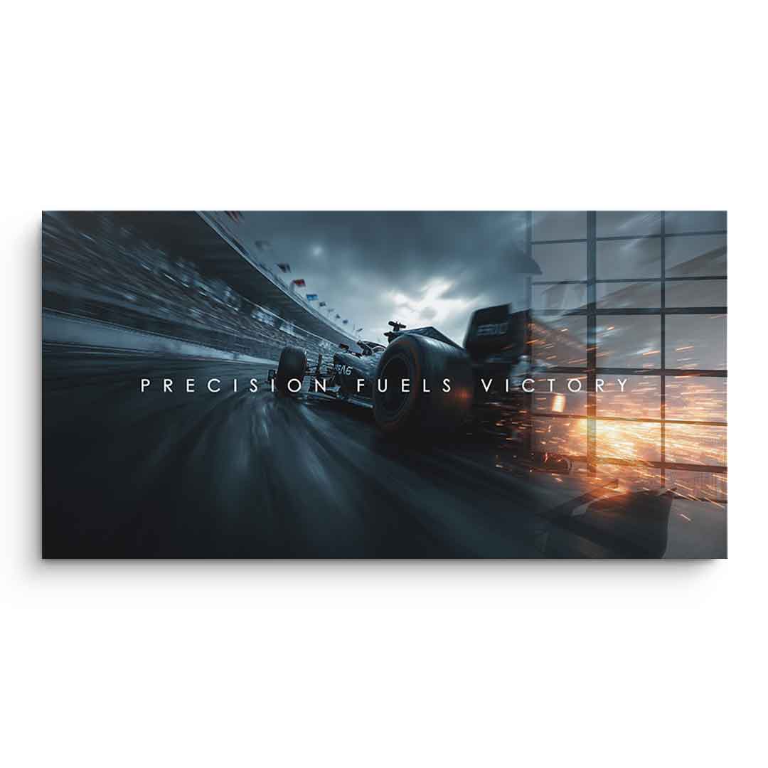 Precision Fuels Victory - acrylic glass