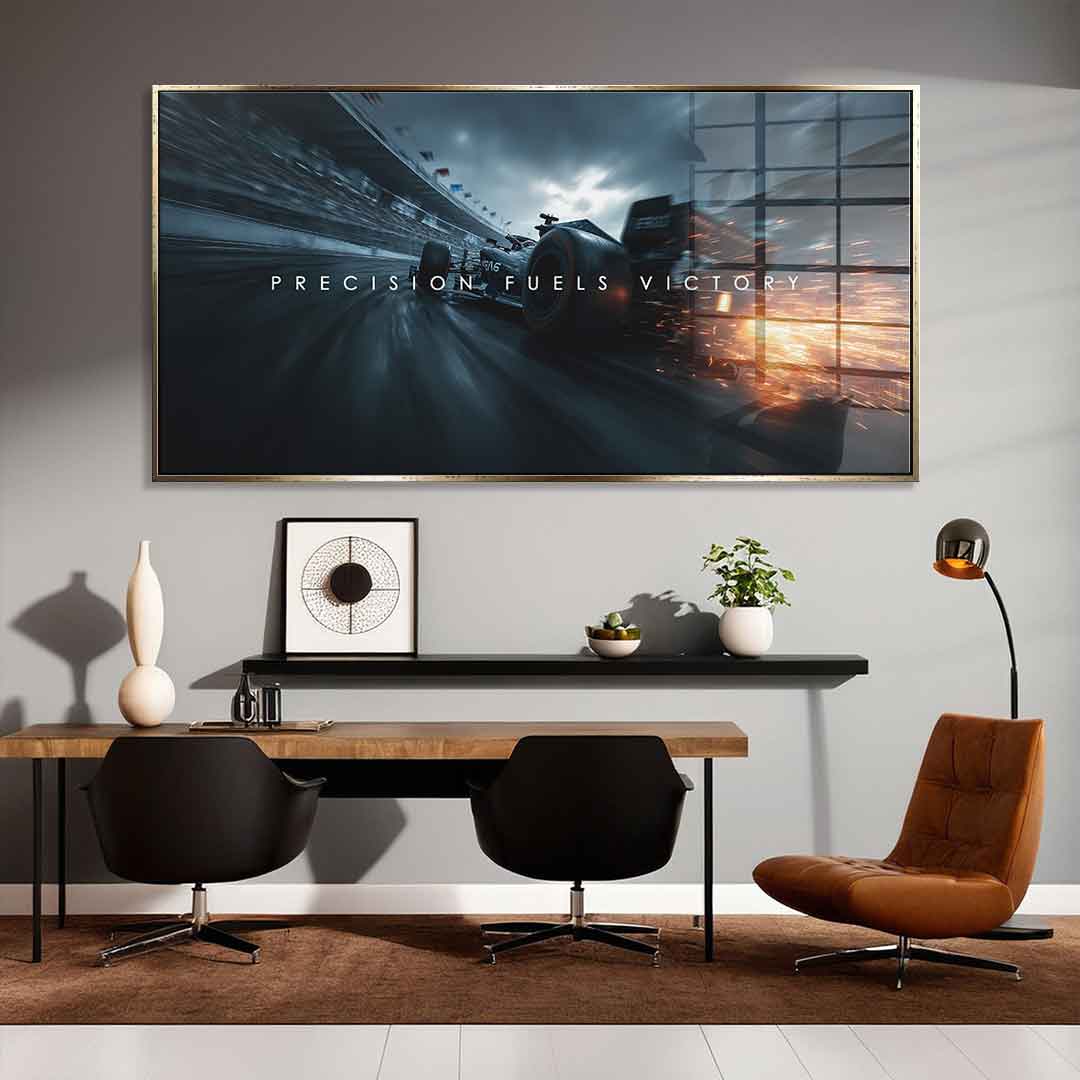 Precision Fuels Victory - acrylic glass