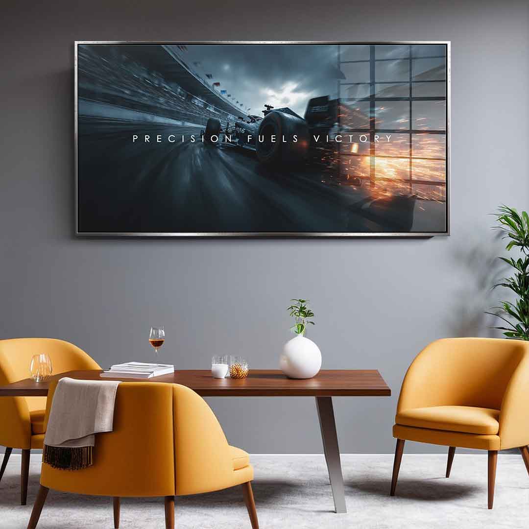 Precision Fuels Victory - acrylic glass
