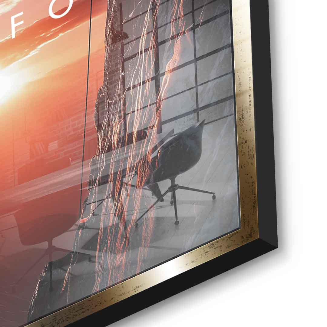 Progress Lives in Discomfort - Acrylglas