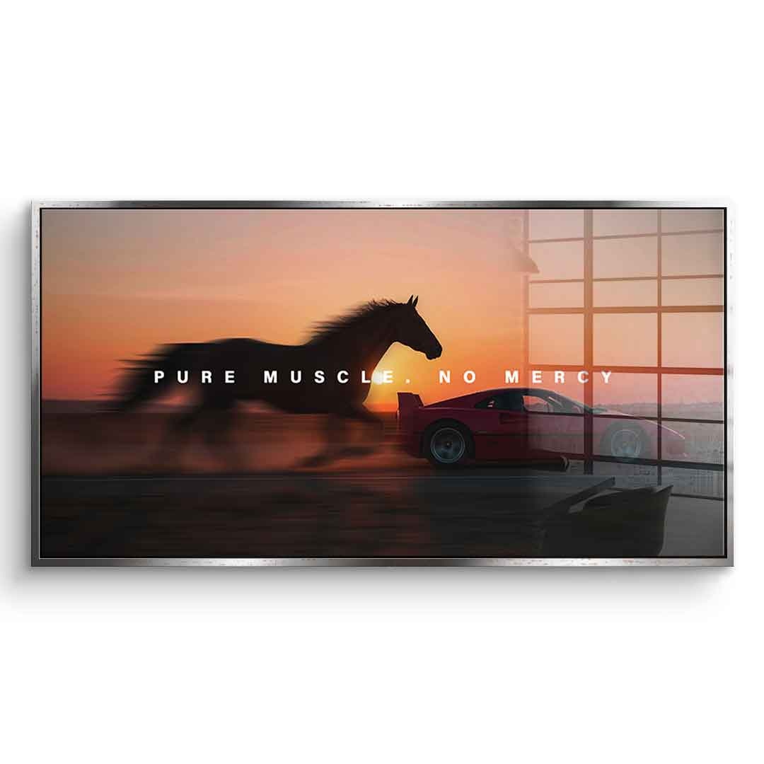 Pure Muscle - acrylic glass