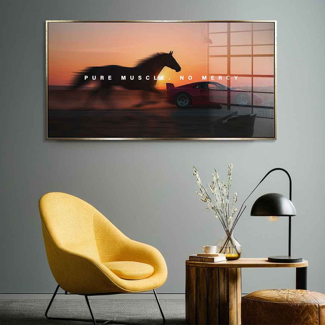 Pure Muscle - Acrylglas