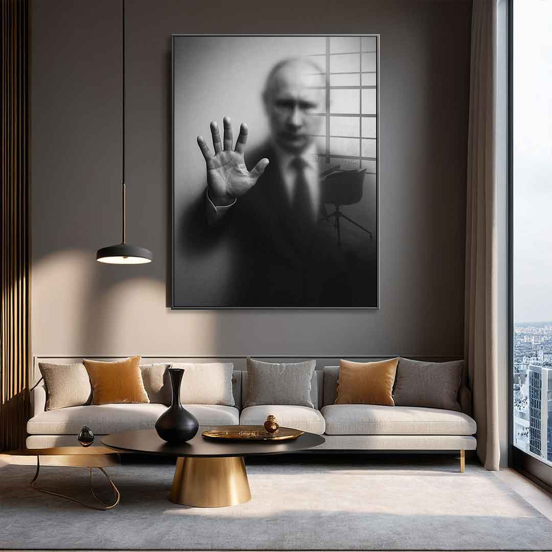 Putin's silhouette - acrylic glass