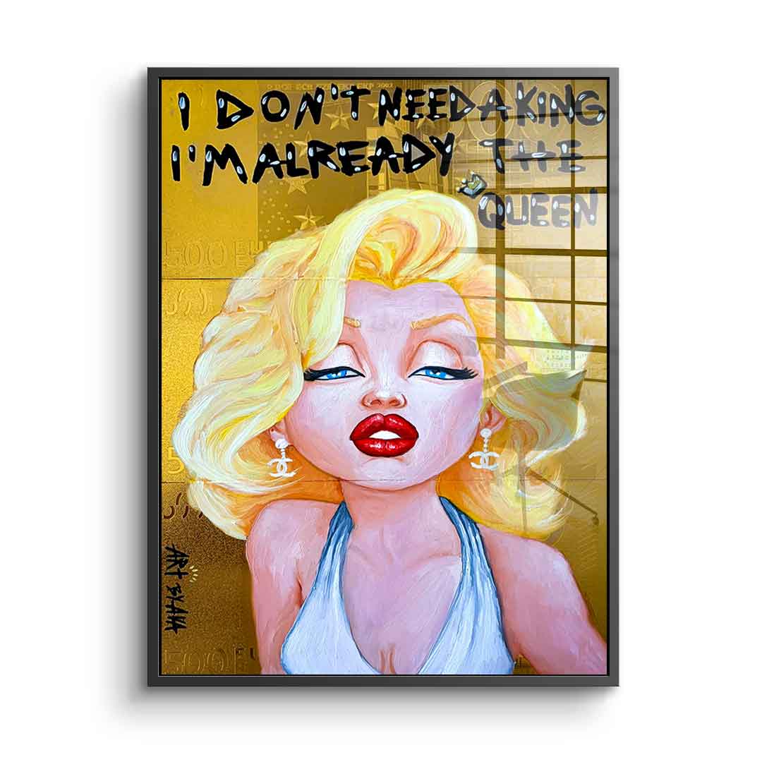 Queen Marilyn - Acrylglas